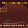 Medieval Hotbar - 粘土UI界面